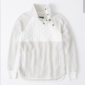 Asymetrical Snap-Up Fleece